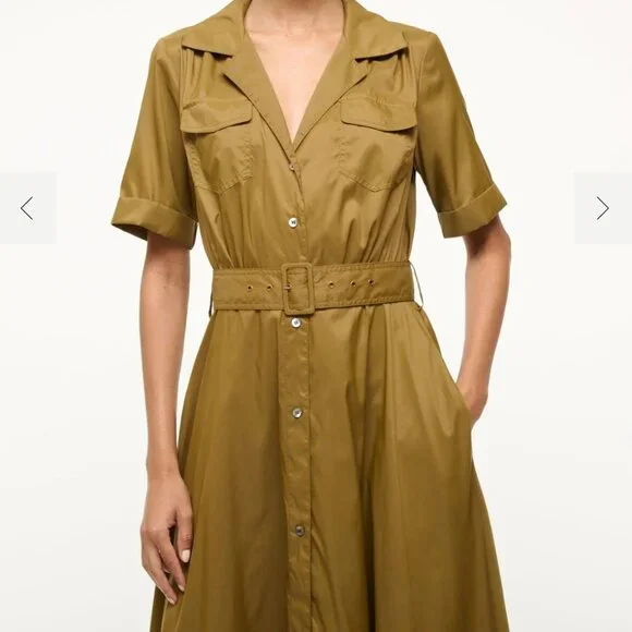 STAUD Mille Dress - Caper NWOT - Picture 5 of 13